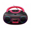 Denver TCL-212BT PINK CD player Portable CD player Black, Pink