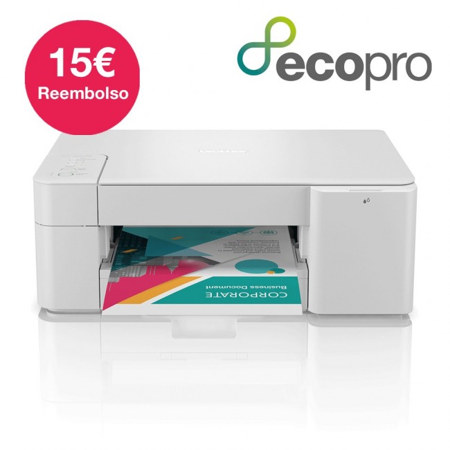 Brother DCP-J1200WE EcoPro ready compact 3-in-1 mobile managed inkjet printer