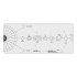 Dark Project Terra Nova Gaming mouse pad White