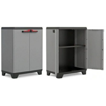 KETER TOOL CABINET WITH SHELVES STILO 68x39x90cm IT New
