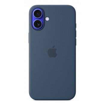 Apple iPhone 16 Plus Silicone Case with MagSafe - Denim