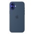 Apple iPhone 16 Plus Silicone Case with MagSafe - Denim