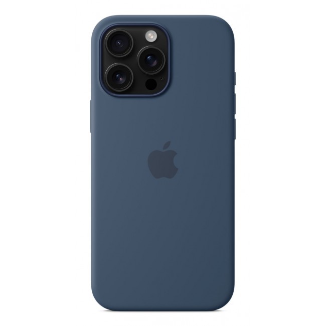 Apple iPhone 16 Pro Max Silicone Case with MagSafe - Denim