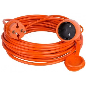 VERTEX PZO50M Retractable extension cable 50 m 3x2,5 mm Black