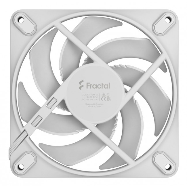 Fractal Design Momentum 12 Computer case Fan 12 cm White 1 pc(s) Fractal Design Momentum 12 Computer case Fan 12 cm White 1 pc(s)