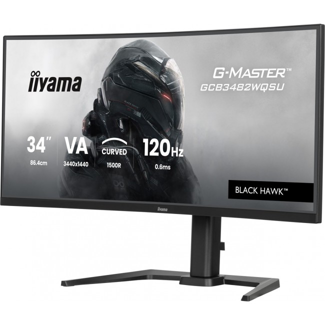 iiyama Get ahead with the curved GCB3482WQSU-B1 Black Hawk featuring 120Hz refresh rate and 0.6ms response time iiyama Get ahead with the curved GCB3482WQSU-B1 Black Hawk featuring 120Hz refresh rate and 0.6ms response time