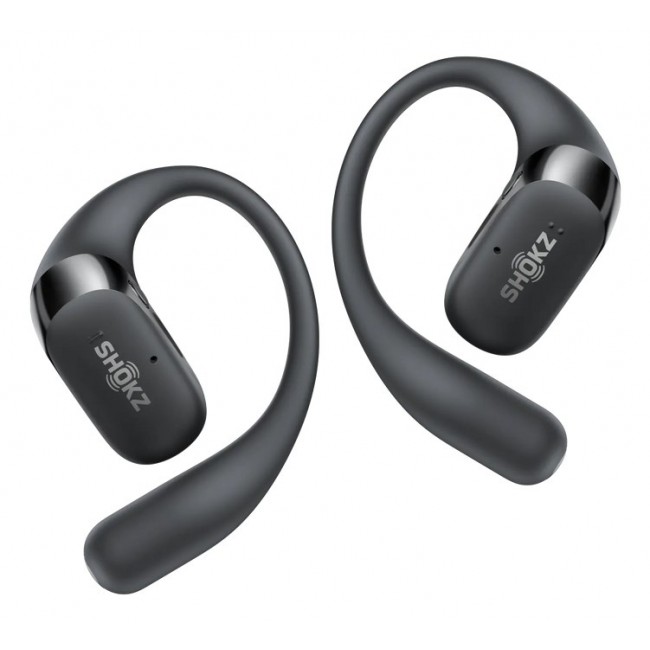 SHOKZ OpenFit 2 Headphones Wireless Ear-hook Calls/Music/Sport/Everyday Black