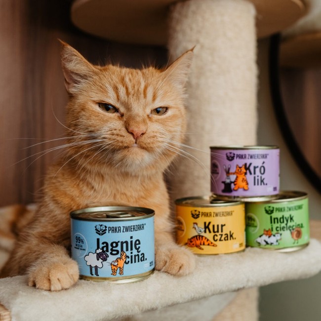 PAKA ZWIERZAKA Rabbit - wet cat food - 200g