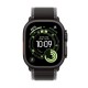 Apple Watch Ultra 3 GPS + Cellular 49mm Black Titanium Case with Black/Charcoal Trail Loop - S/M