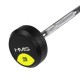 HMS GSL25 fixed barbell/rubber broken bar 25 kg