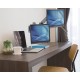 Manhattan Dual Wall Mount for TV & Monitors (Full Motion Gas Spring), For screens 17