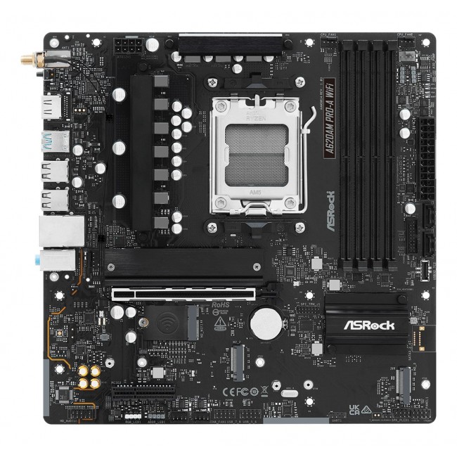 Asrock A620AM PRO-A WIFI AMD A620 Socket AM5 micro ATX