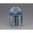 2x Ansmann NiMH 10000 Mono D rechargeable