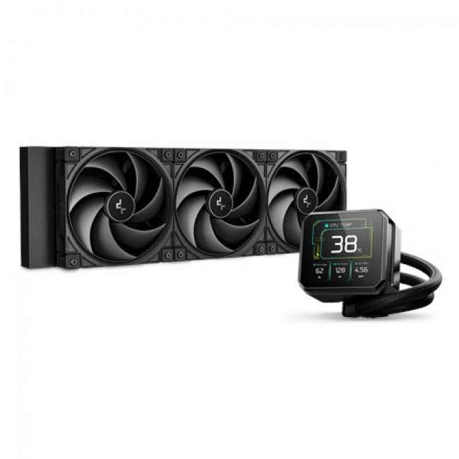 DeepCool Spartacus 360 Processor Liquid cooling kit 12 cm Black DeepCool Spartacus 360 Processor Liquid cooling kit 12 cm Black