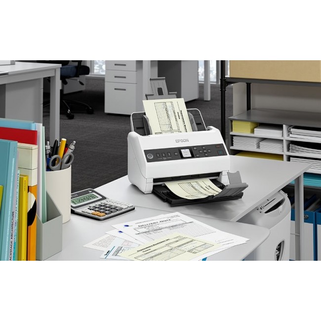 Epson DS-730N Sheet-fed scanner 600 x 600 DPI A4 Black, Grey Epson DS-730N Sheet-fed scanner 600 x 600 DPI A4 Black, Grey
