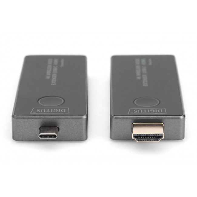 Digitus 4K Wireless Video Extender Set, 30 m (USB-C - HDMI), 4K/30Hz Digitus 4K Wireless Video Extender Set, 30 m (USB-C - HDMI), 4K/30Hz