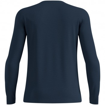 Koszulka termoaktywna z d ugim rękawem męska Odlo MERINO 160 BL TOP crew neck l/s granatowa XL