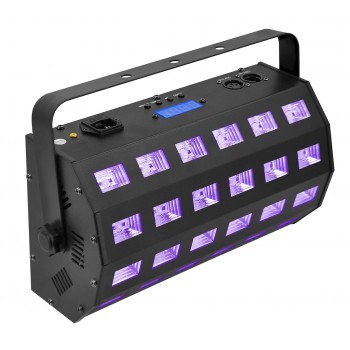 LIGHT4ME UV 24 + STROBE DMX Ultraviolet Spotlight