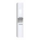 Bathroom cabinet NEL III 31x30x174 cm, white, glossy