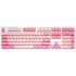 Ducky One 3 Gossamer Pink keyboard Gaming USB US English Pink, White