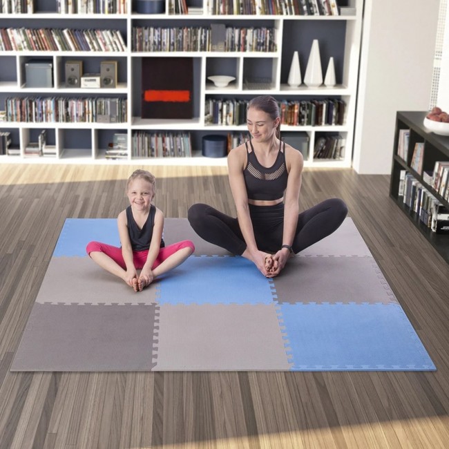 Puzzle mat multipack One Fitness MP10 blue-grey Puzzle mat multipack One Fitness MP10 blue-grey