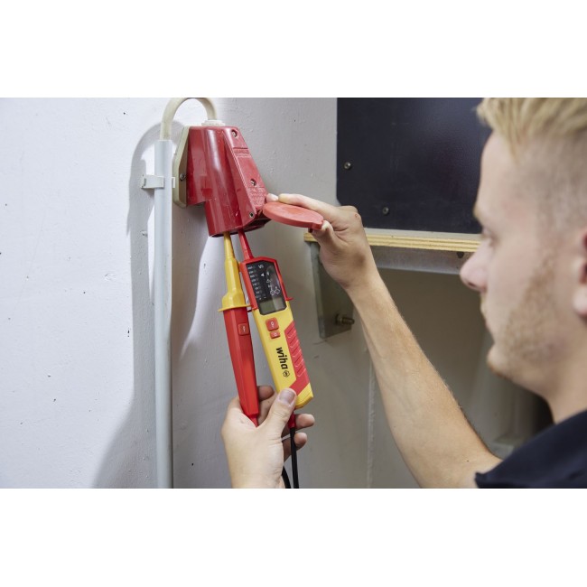 Wiha 45217 voltage tester screwdriver Red, Yellow