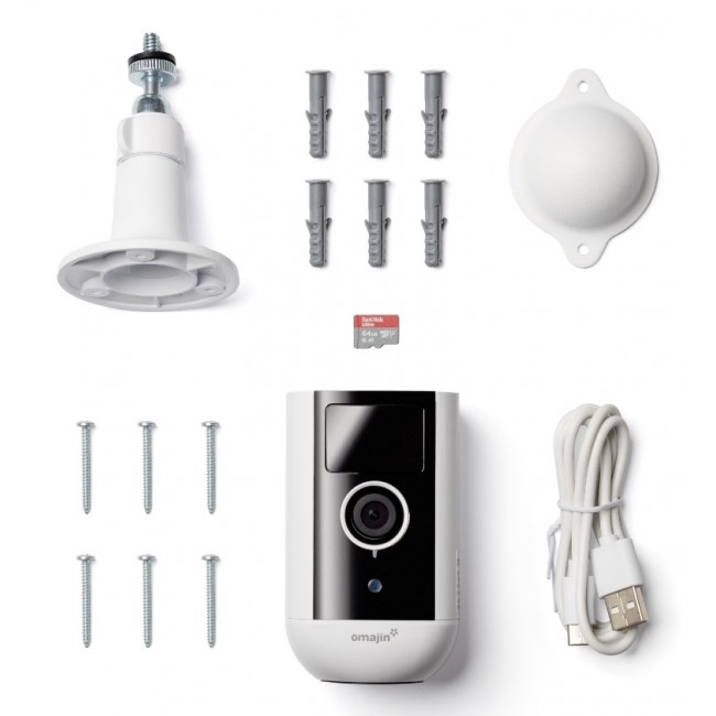 omajin by Netatmo OWC-01-EU security camera Tower IP security camera Outdoor Wall omajin by Netatmo OWC-01-EU security camera Tower IP security camera Outdoor Wall