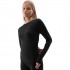 Women's Thermoactive T-Shirt 4F F152 deep black 4FWAW24USEAF152 20S XS/S