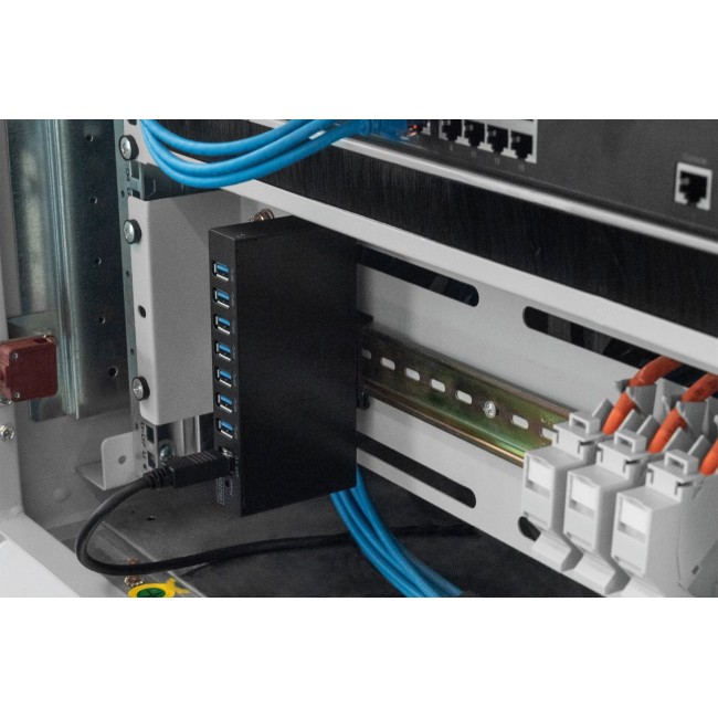 Digitus USB 3.0 Hub 7-Port, Industrial Line