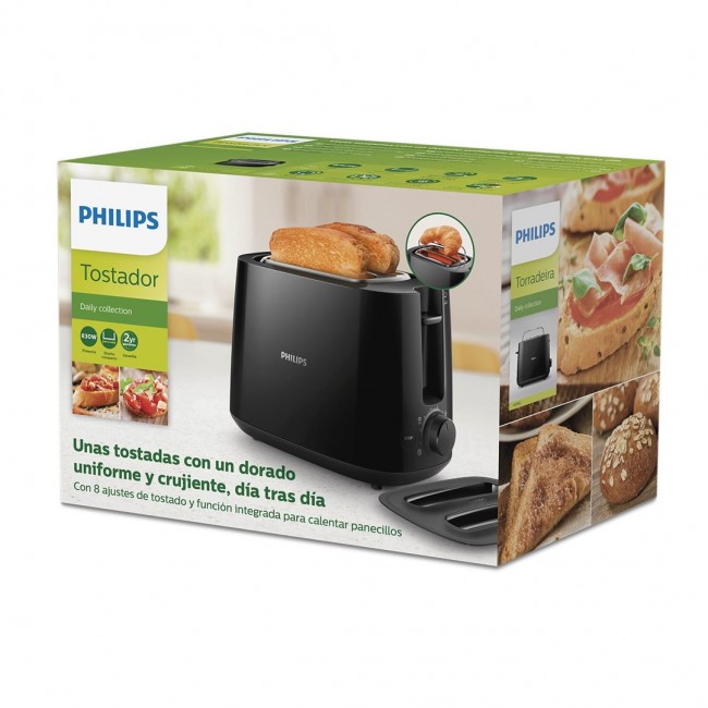 Philips Daily Collection HD2582/90 toaster 8 2 slice(s) 830 W