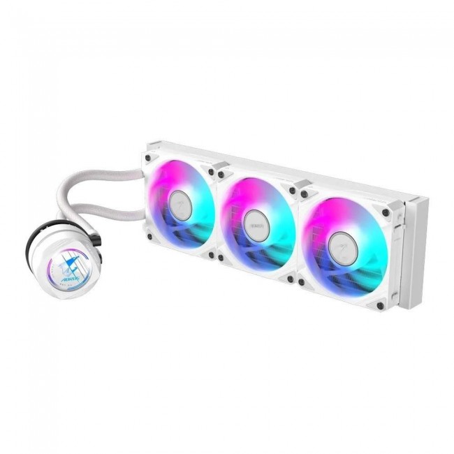 GIGABYTE AORUS WATERFORCE II 360 ICE AIO Liquid CPU Cooler - 3x120mm ARGB Fans, slide-in interlocking mechanism, DAISY-CHAIN, Intel LGA 1851 and AMD AM5 Compatible