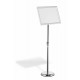 Durable 479923 sign holder/information stand A3 Aluminium, Plastic, Steel Silver