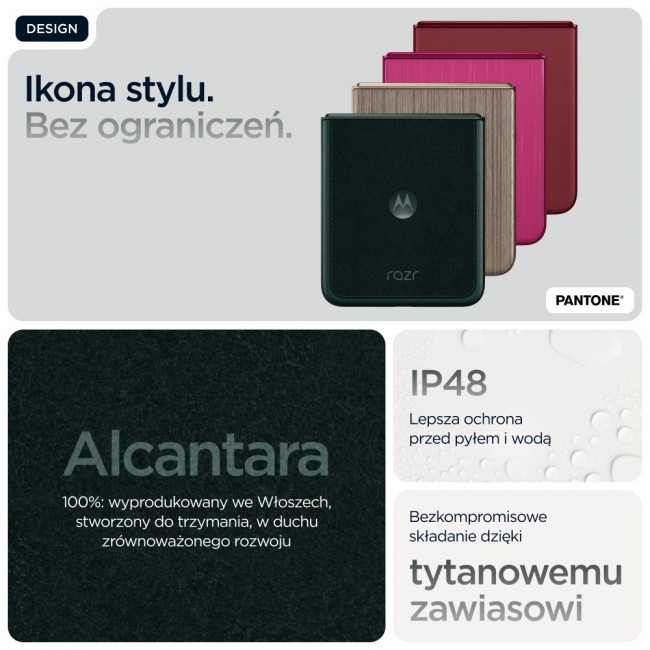 Motorola Moto RAZR 60 Ultra 5G DS 16/512GB Pantone Scarab Motorola Moto RAZR 60 Ultra 5G DS 16/512GB Pantone Scarab