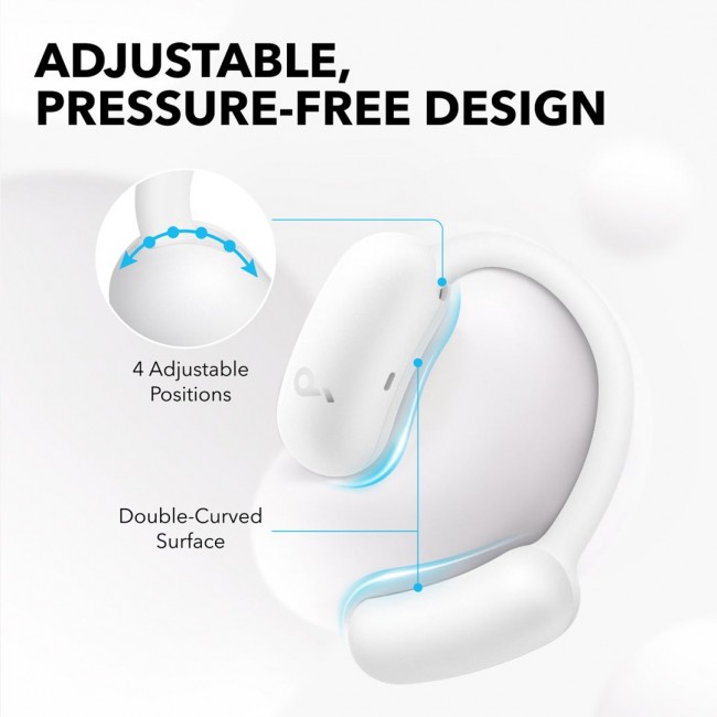Soundcore AeroFit 2 Headphones Wireless Open-ear Calls/Music/Sport/Everyday Bluetooth White Soundcore AeroFit 2 Headphones Wireless Open-ear Calls/Music/Sport/Everyday Bluetooth White