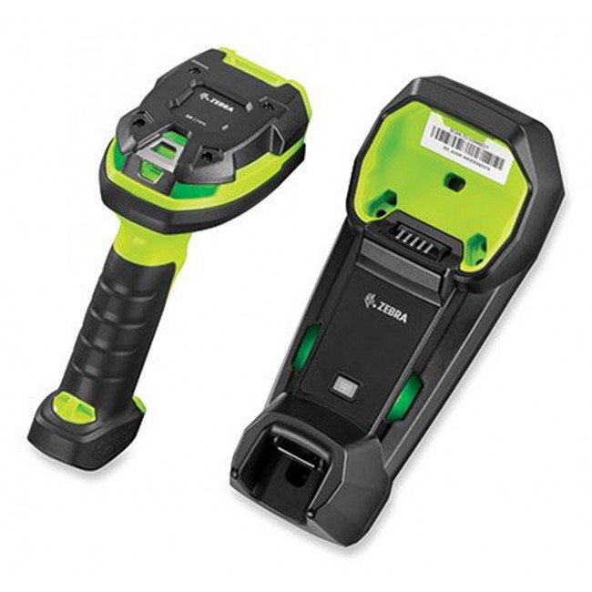 Zebra LI3678-ER Handheld bar code reader 1D Black, Green