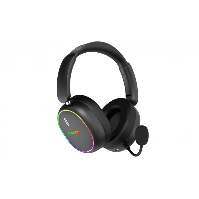 HATOR Phoenix 2 Wireless Headset Wired & Wireless Head-band Gaming USB Type-C / USB Type-A Bluetooth Black HATOR Phoenix 2 Wireless Headset Wired & Wireless Head-band Gaming USB Type-C / USB Type-A Bluetooth Black
