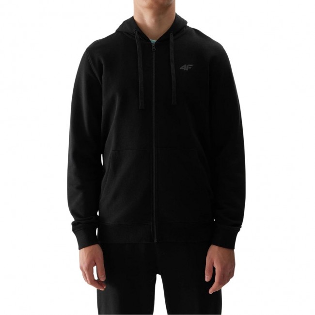 Men's sweatshirt 4F M0951 deep black 4FWSS24TSWSM0951 20S M Men's sweatshirt 4F M0951 deep black 4FWSS24TSWSM0951 20S M