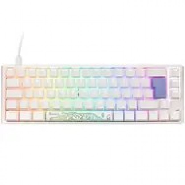 Ducky One 3 Classic Pure White SF keyboard Gaming USB QWERTZ German