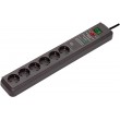 Brennenstuhl Secure-Tec Surge Protection 15.000 A Black 6 AC outlet(s) 3 m