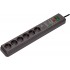 Brennenstuhl Secure-Tec Surge Protection 15.000 A Black 6 AC outlet(s) 3 m