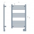 Adler AD 7824 Electric bathroom heater LED white