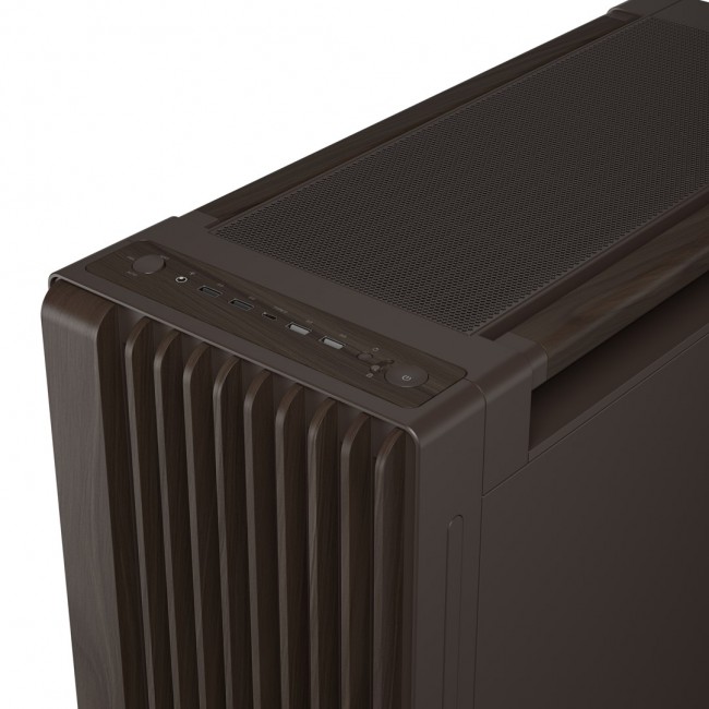 ASUS ProArt PA602 Wood Edition Retro Brown - Metal Panel Midi Tower