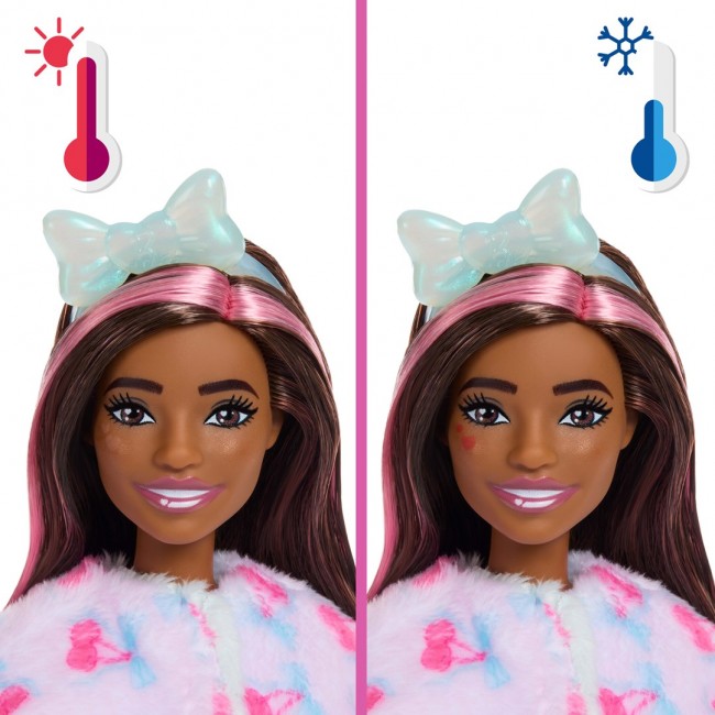 Barbie Cutie Reveal Doll & Accessories, Cuddly Series Bunny with 10 Surprises