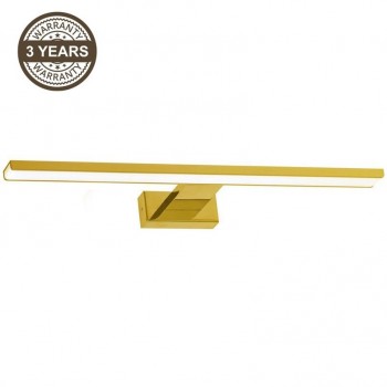 WALL LED LIGHT MIK 80CM 15W IP44 GOLD