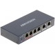 Hikvision DS-3E0106P-E/M Network Links Unmanaged Fast Ethernet (10/100) Power over Ethernet (PoE) Blue