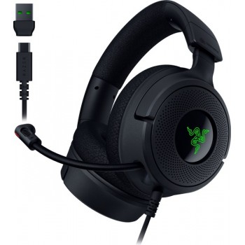 Razer Kraken V4 X Headset Wired Head-band Gaming USB Type-C / USB Type-A Black