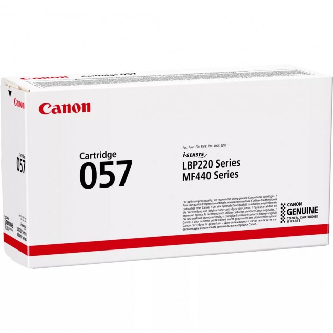 Canon 057 toner cartridge 1 pc(s) Original Black Canon 057 toner cartridge 1 pc(s) Original Black