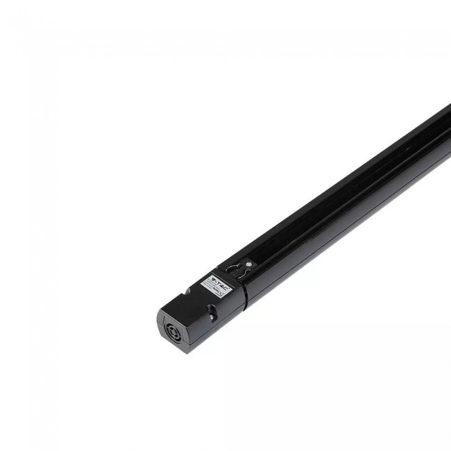 Rail V-TAC VT-6129 busbar, trunking 3F 1.5 m + power connector and plug (SKU 9952) Black
