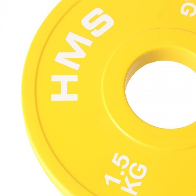 HMS Fitness CBRS15 2 pc(s) Olympic Rubber-coated weight disc HMS Fitness CBRS15 2 pc(s) Olympic Rubber-coated weight disc