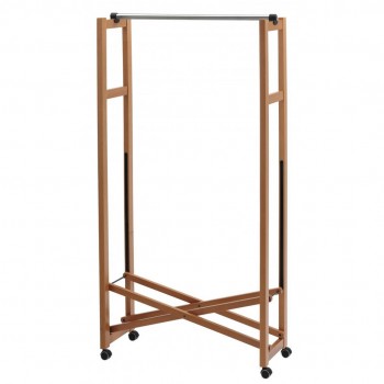 ARREDAMENTI GIULIUS Giulius Clothes Rack - 78 x 31 cm, Brown